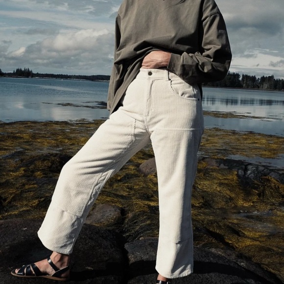 Rudy Jude Cream Cropped Pants - Picture 1 of 12